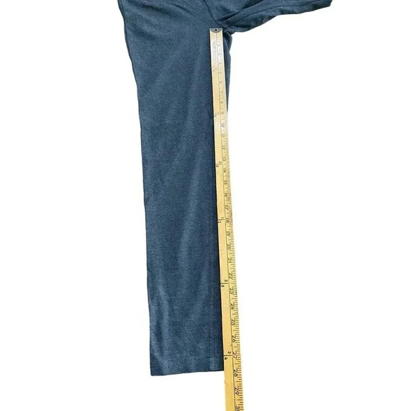 Athleta Women's Gray Medium Wash Straight Leg Pull On Chino Pant Size 8 - Picture 5 of 5